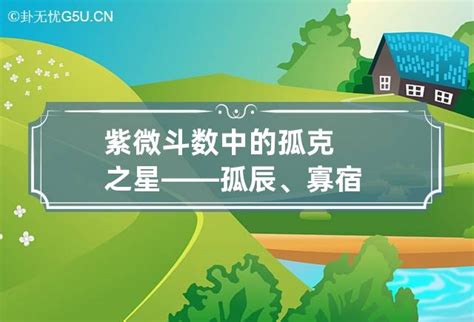 孤辰寡宿 八字|紫微斗数诸星落命宫之：孤辰、寡宿详解【命理八字实战】